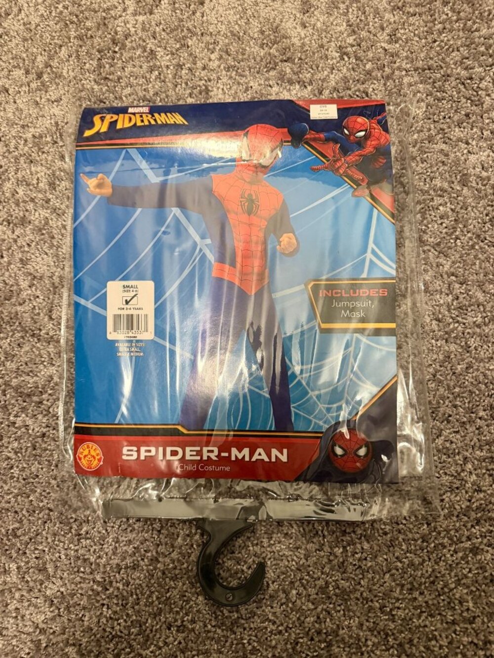 Marvel Spider Man Child Halloween Costume Small 4-6